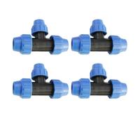 MoSundi Conector en T reductor de polietileno de 25 mm x 20 mm x 25 mm, 32 mm x 20 mm x 32 mm, 32 mm x 25 mm x 32 mm, junta de tubería de agua de plástico para riego, jardinería, agricultura