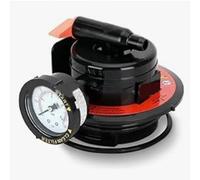 MoSundi Conjunto de válvula de alivio de aire manual con manómetro compatible con filtros de piscina de cartucho Pro-Grid y SwimClear, color negro