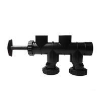 MoSundi Conjunto de válvula deslizante SP0410X502S para filtros Hayward Micro-Clear DE, válvula de retrolavado de 2 vías para fontanería de 2 pulgadas, pieza de repuesto negra