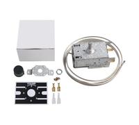 MoSundi Controlador de temperatura del termostato para frigorífico, modelo K50, 220 V-250 V, 3 pines con sonda de 90 cm, compatible con refrigerador, vitrina, repuesto de enfriador de bebidas