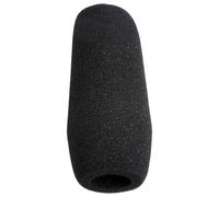 MoSundi Cubierta de espuma negra para micrófono, micrófono de cámara de entrevista, filtro de ruido de esponja gruesa, 22 cm de longitud (12 cm)
