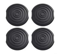 MoSundi Cubierta de repuesto para bobina, paquete de 4 para recortadoras Worx WG168 WG184 WG191, para WA0037, material ABS resistente, montaje fácil de ajustar a presión