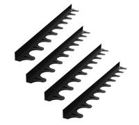 MoSundi Cubiertas de silicona para estufas de cocina, antideslizantes, no pegajosas, resistentes al calor hasta 460 F, aptas para lavavajillas, huecos de 0.2 a 1.3 pulgadas, 21 x 1.77 pulgadas