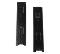 MoSundi Diapositivas para cajones pequeños, 45 mm de ancho, 12.7 cm, 15.2 cm, 20.3 cm, plegables, guía de rodamiento de bolas de triple sección para cajones de cocina, dormitorio, oficina