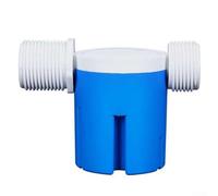 MoSundi DN25 - Válvula flotante de nivel de agua de control automático, plástico, para tanques de agua, torres, piscinas, sistemas solares, inodoros, calentadores, azul