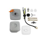 MoSundi ECHO K52 - Conjunto de carburador con kit de cubierta de filtro de aire compatible con recortadoras SRM210 SRM230 PB250, construcción de plástico de metal duradero, fácil instalación