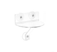 MoSundi Estante acrílico para uso en ventanas interiores con ventosas y soportes para organizar plantas y objetos pequeños (uno)