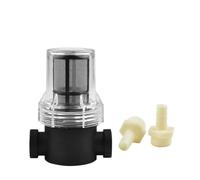 MoSundi Filtro en línea para elaboración casera de malla 100, manguera de púas de 12 mm, elimina sedimentos, no necesita bomba, fácil de limpiar, compatible con sistemas de cerveza