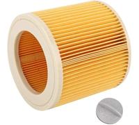 MoSundi Filtro HEPA para aspiradoras Kärcher WD3, NT18, MV2, amarillo, 12 x 12 x 11,3 cm