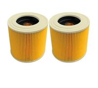 MoSundi Filtro para aspiradora WD 2500 M WD 3200 AF 6.414-552.0, filtro de plástico plisado clase F9, amarillo, paquete de 2