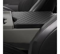 MoSundi Funda de piel de microfibra para reposabrazos para Ford F150 2015-2022 y F250/F350/F450 2017-2022, protector de consola impermeable y resistente a los arañazos, color negro