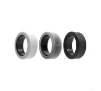 MoSundi Funda de silicona para Oura Ring 5: funda suave antiarañazos con diseño de mezcla de colores para uso diario y protección de gimnasio, talla S y M