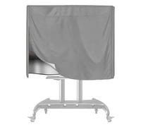 MoSundi Funda para soporte de TV móvil de tela Oxford 210D resistente de 45 a 60 pulgadas con correa ajustable y hebillas, color negro y gris