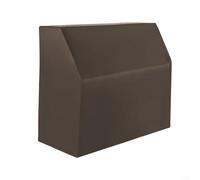 MoSundi Funda protectora completa para piano vertical con tela Oxford 420D, diseño impermeable a prueba de polvo, interior recubierto de plata para resistencia a la humedad (café)