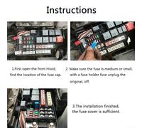 MoSundi Fusible de hoja de disyuntor reajustable de 12 V/24 V 5-30 A, reinicio automático para aplicaciones de rally de vehículos recreativos marinos, 1 paquete de 5 A