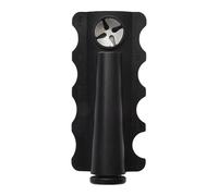 MoSundi Herramienta de reparación de punta de taco de billar 5 en 1 con moldeador, raspador, aireador y pulidor para jugadores de billar, color negro