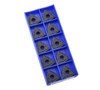 MoSundi Insertos de torneado de carburo WNMG080404-PM para torno CNC, 10 unidades, adecuados para hierro de acero inoxidable, semiacabado y acabado