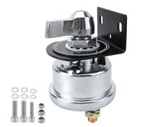 MoSundi Interruptor de desconexión de batería de 12-48 V 200 A con soporte para coches, caravanas y campistas, alta corriente, conductividad de cobre puro, color plateado