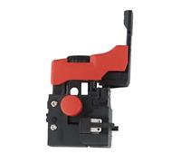 MoSundi Interruptor de disparo para taladro de impacto 343409980 343409560 compatible con Metabo SBE650 BE561 560, negro/rojo, 1 unidad