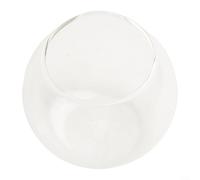 MoSundi Jarrón de terrario de vidrio de borosilicato transparente con boca abierta para suculentas, plantas, velas, decoración del hogar, jardín, boda, fiesta, 8, 10, 12, 15 cm (A)