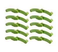 MoSundi Juego de 10 moldes ajustables de plástico para ramas de árboles frutales, herramientas de jardinería para entrenar bonsái y dar forma a un crecimiento saludable, color verde