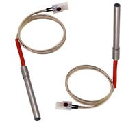 MoSundi Juego de 2 encendedores de varilla caliente para parrillas de estufa de pellets Traeger 070 075 Pro Series, PitBoss Pellet, repuesto de acero inoxidable de 120 V 200 W con fusibles y tornillos