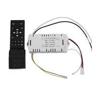 MoSundi Juego de control remoto y receptor de luz de ventilador invisible, regulador de velocidad continuo de 24 V CC, función de temporizador de 2 horas, repuesto de emparejamiento para oficina en