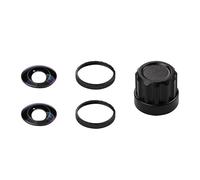 MoSundi Juego de lentes intercambiables para Insta360 X5, vidrio óptico de alta definición, 2 piezas con anillo de aleación de aluminio, compatible con cámara de acción INSTA360 X5, color negro