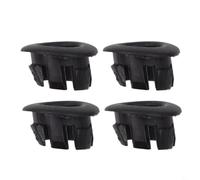 MoSundi Juego de ojales para barra de bloqueo de puerta, plástico, negro, 4 piezas, compatible con BMW X5 E53 1999-2006, OEM 51418408567