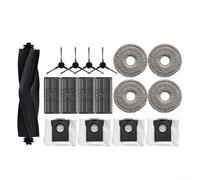 MoSundi Juego de repuesto de alta temperatura L10s Gen 2, incluye bolsa de polvo para trapeador de filtro lateral del cepillo principal (A)