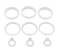 MoSundi Junta de sellado de silicona de repuesto para botellas de agua ThermoFlask de 40 onzas, compatible con tapa de popote y tapa de botella, paquete de 3 (9 arandelas), apta para alimentos, apta