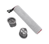 MoSundi Kit de filtro de cepillo principal X4 para Pro para aspiradora, rodillo de pelusa y accesorios de filtro, cerdas de nailon, eliminación eficiente del vello, fácil instalación para juego de
