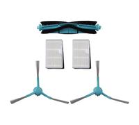 MoSundi Kit de filtro de cepillo principal y lateral para Cecotec Conga 9590 9990 10090 AI Spin Ultra Power Home - 1 juego con 1 para cepillo principal, 2 cepillos laterales, 2 filtros