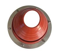 MoSundi Kit de intermitencia de tubo ajustable para tienda de campaña, 75-160 mm, silicona de alta temperatura, antiquemaduras, estufa de leña en tienda de campaña, cobertizo, cabina, barco, color