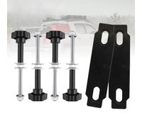 MoSundi Kit de soporte de montaje para tablero de arena, base de acero, pasadores cromados para vehículos todoterreno X-BULL/Fieryred/Bunker, color negro