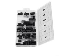 MoSundi Kit surtido de tapas de goma para botas de vacío de 80 piezas con aspiradora de varios tamaños para carburadores, colectores y tubos de vacío