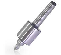 MoSundi Live Center - Rodamiento triple para cono Morse MT1/MT2/MT3/MT4, herramienta de contrapunto de torno CNC con diseño de rodamiento de bolas, acero de alto carbono, 3000 RPM máximas MT2