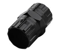 MoSundi Llave de extracción de volante de bicicleta, 2 en 1, herramienta de casete y rueda libre, construcción de acero, para bicicletas de montaña y carretera, color negro