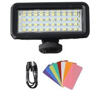 MoSundi Luz de relleno de buceo para fotografía subacuática con batería de 2500 mAh, 6500 lm, 6000-6500 K, IPX8 impermeable hasta 40 m, para DJI Osmo Action, para Xiaomi Yi y otras cámaras de acción