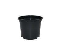 MoSundi Macetas de plástico redondas negras para aloe vera, bonsái, orquídea, pothos, suculentas, 150 x 105 x 132 mm y 170 x 120 x 140 mm, 1 paquete