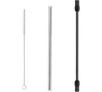 MoSundi Manguera de silicona de repuesto para leche Bosch y para máquinas de café SIEMENS, con tubo de acero inoxidable, cepillo de limpieza, gris oscuro