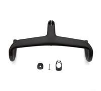 MoSundi Manillar integrado de fibra de carbono T800 para bicicleta de carretera 380/400/420 mm, longitud del vástago 90-100 mm para horquilla de 28,6 mm, ligero mate (100 x 380 mm)