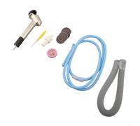 MoSundi Máquina pulidora portátil MAG-123N, amoladora neumática de 23500 RPM con cabezal de codo de 45°, para molienda de vidrio y piedra, incluye papel de lija y accesorios