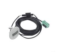 MoSundi Micrófono de coche para FCON Pro FISCON para BMW para Mercedes y Skoda, micrófono de repuesto con cable de 300 cm, cancelación de ruido, manos libres, unidad principal de radio