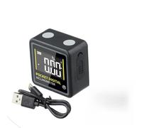 MoSundi Mini nivel de inclinómetro digital con pantalla LCD e imán integrado, regla electrónica de precisión de 0.05° para medición vertical horizontal