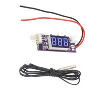 MoSundi Módulo controlador de velocidad del ventilador 12 V 3 A con monitoreo de temperatura para ventiladores PWM, pantalla digital, paquete de 2