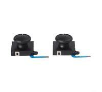 MoSundi Módulo de sensor de joystick 3D de repuesto NS y controladores Lite, instalación rápida de 10 minutos problemas de reparación de pulgar, blanco (2 piezas negras)