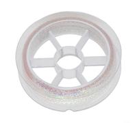 MoSundi Mosca Atando Material del Cuerpo 8m x 3mm Escamas de Pescado Flash Strip para Blanco Ice Wing Camarones Señuelos PVC Imitación Cebo Fabricación
