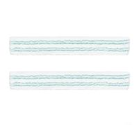 MoSundi Paños de microfibra de repuesto para limpiador de ventanas húmedo y seco Leifheit XL, paquete de 2 fundas de escobilla de goma de alta absorción, almohadillas de limpieza para vidrio sin rayas