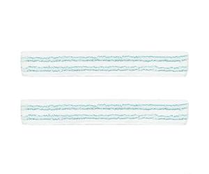 MoSundi Paños de microfibra de repuesto para limpiador de ventanas húmedo y seco Leifheit XL, paquete de 2 fundas de escobilla de goma de alta absorción, almohadillas de limpieza para vidrio sin rayas